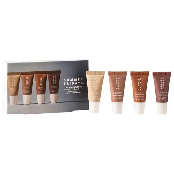 Summer Fridays Other - Summer Fridays Mini Neutrals Lip Butter Balm Set – Limited Edition